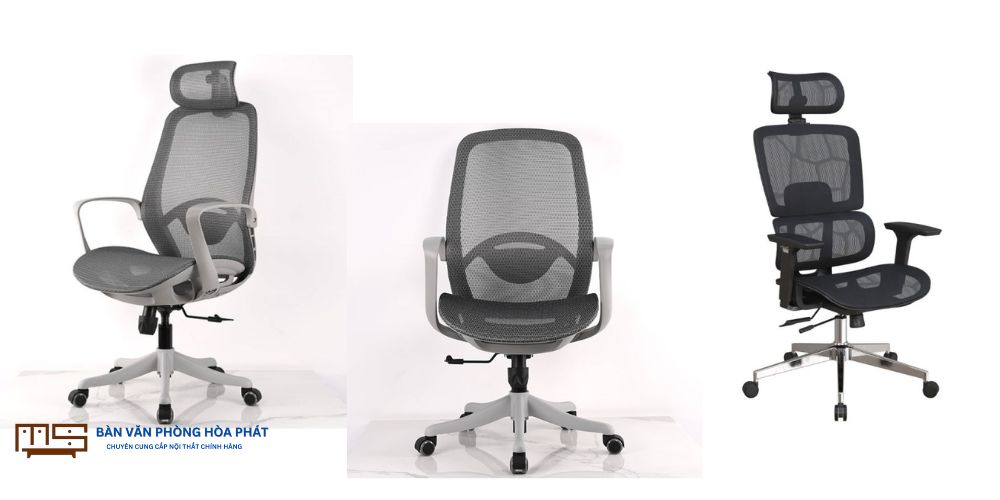 Mẫu ghế lưới cao cấp hỗ trợ sức khỏe người dùng