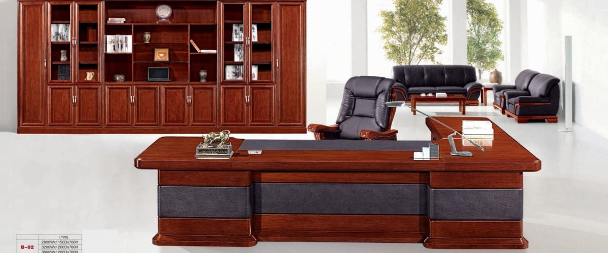 bàn làm việc B02 dành cho lãnh đạo