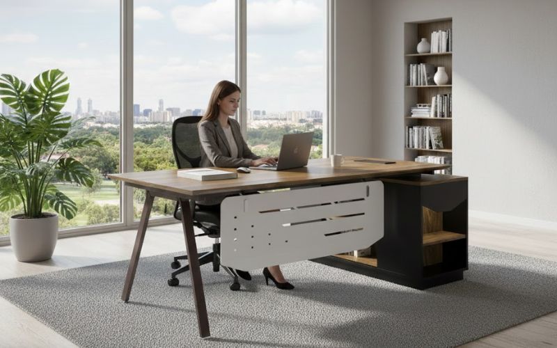 Bàn làm việc dành cho giám đốc DT1680H26