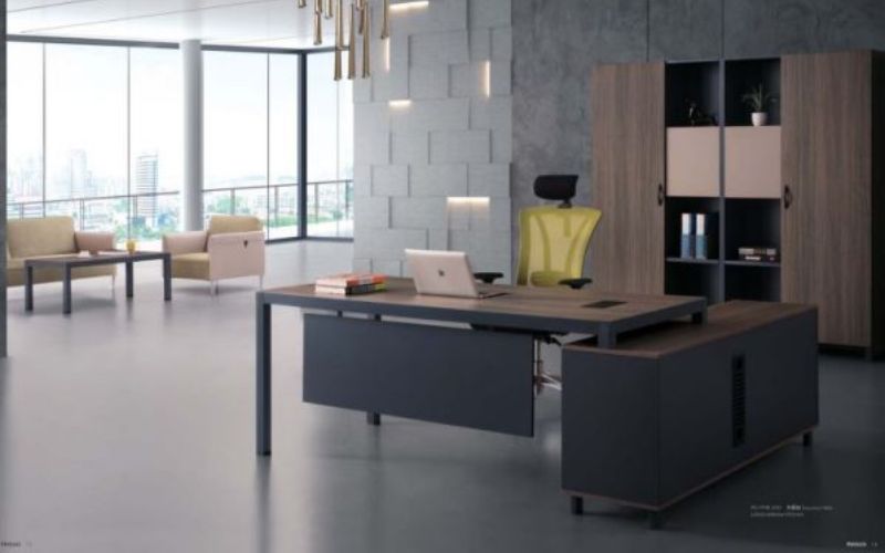 Bàn giám đốc chữ L F19-160M1 dành cho mọi văn phòng