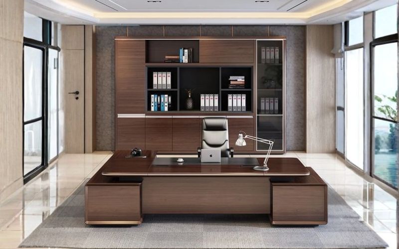 Cách bố trí bàn lãnh đạo hợp phong thủy