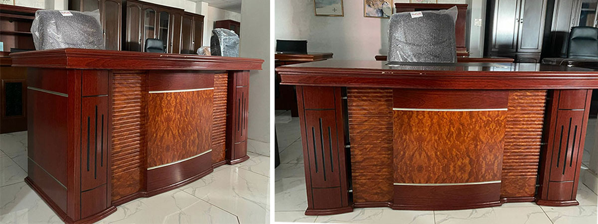 Thiết kế cứng cấp mặt bàn rộng rãi giám đốc thuận tiện sử dụng của bàn DE10108