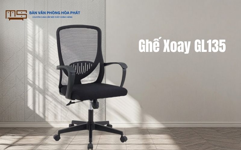 Ghế xoay văn phòng GL135 dành cho văn phòng lãnh đạo