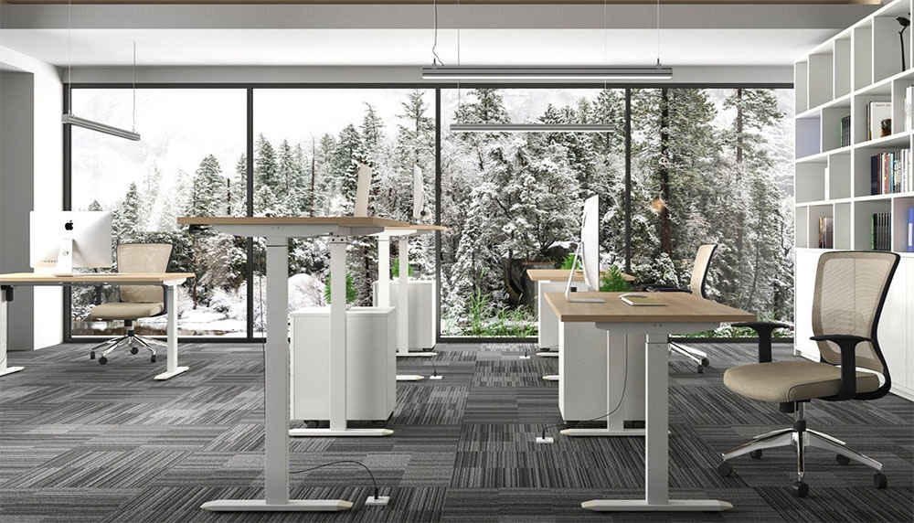 Thiết kế vững vàng chắc chắn của bàn thông minh BNH9001