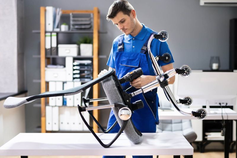 Các lỗi thường gặp khi lắp ghế xoay 