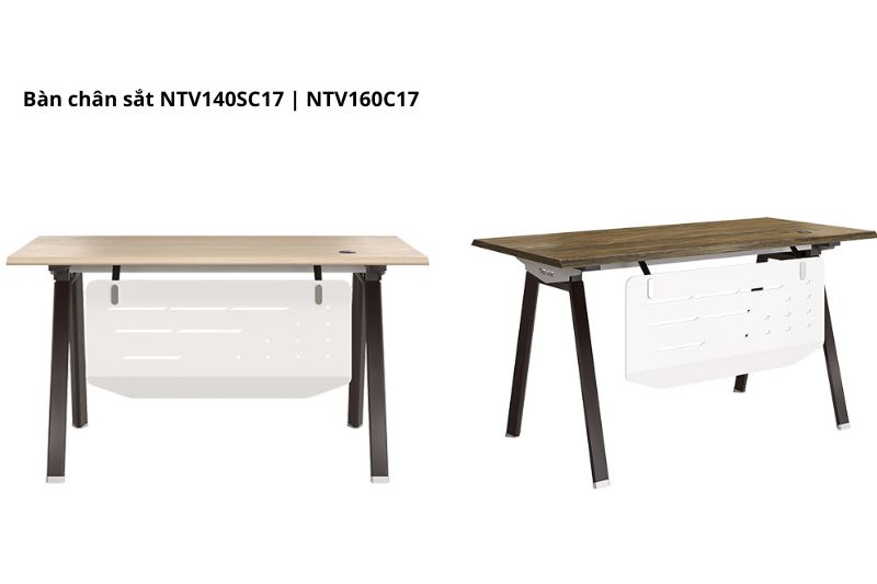 Bàn NTV140SC17/NTV160C17 với thiết kế đa dạng kích thước phù hợp với nhiều không gian