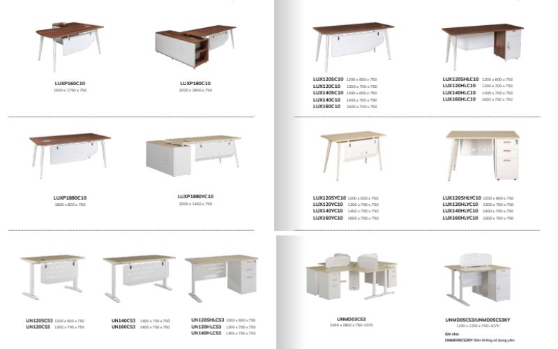 Đặc điểm của bàn làm việc chân sắt